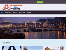 Tablet Screenshot of amsterdamforvisitors.com